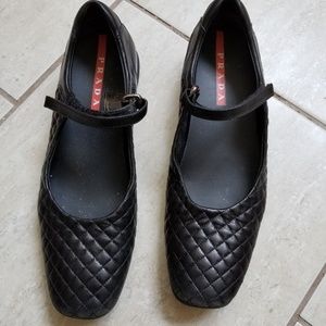 Prada Quilted Mary Jane Sneakers